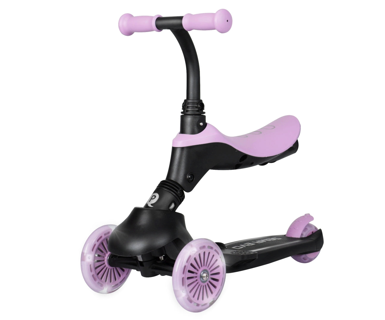 Sema Evo 3-in-1 lasten potkulauta violetti 1–6 v - Potkulaudat - Lasten ajoneuvot