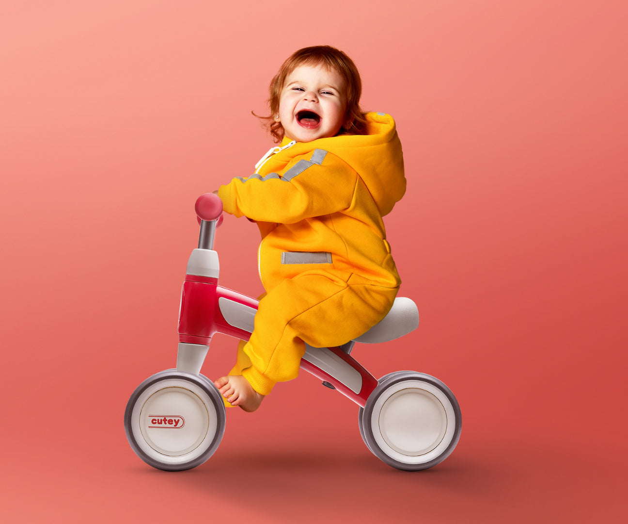 Cutey-potkuauto, vihreä, 1–3 vuotta - Ride-ons - Lasten ajoneuvot