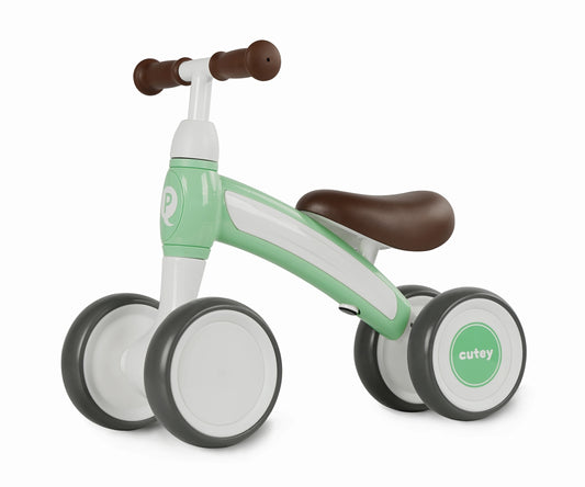 Cutey Retro -potkuauto, vihreä, 1–3 vuotta - Ride-ons - Lasten ajoneuvot