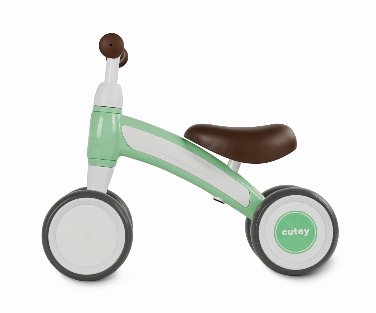 Cutey Retro -potkuauto, vihreä, 1–3 vuotta - Ride-ons - Lasten ajoneuvot