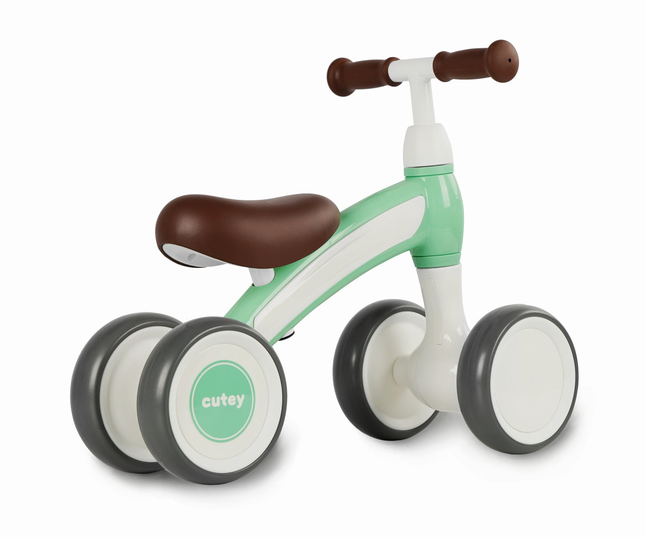 Cutey Retro -potkuauto, vihreä, 1–3 vuotta - Ride-ons - Lasten ajoneuvot