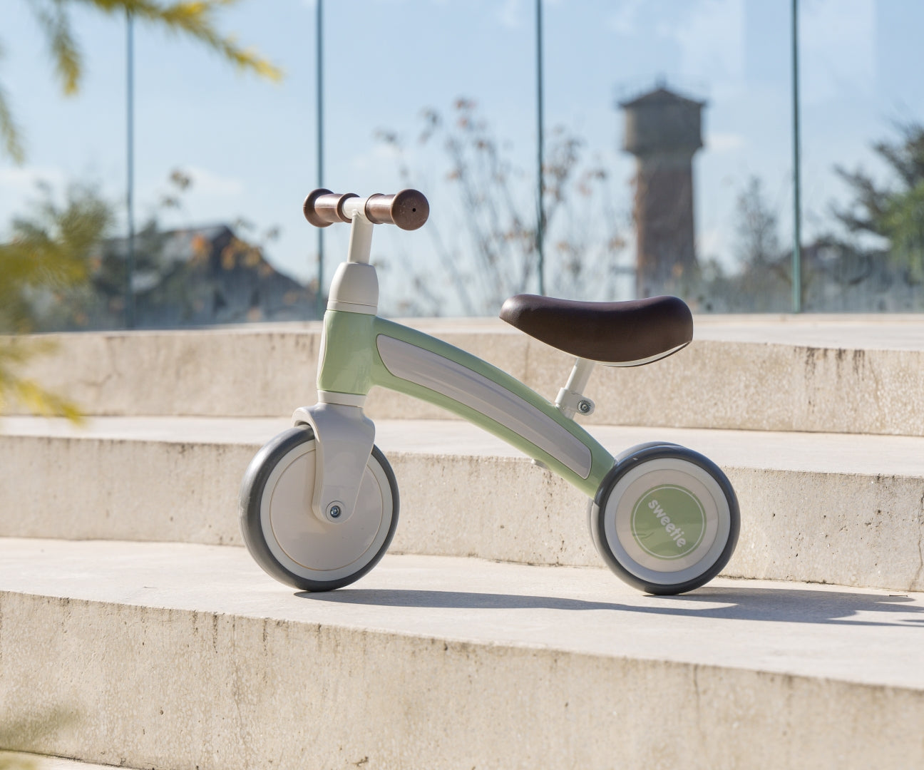 Qplay Sweetie -potkuauto, minttu - Ride-ons - Lasten ajoneuvot