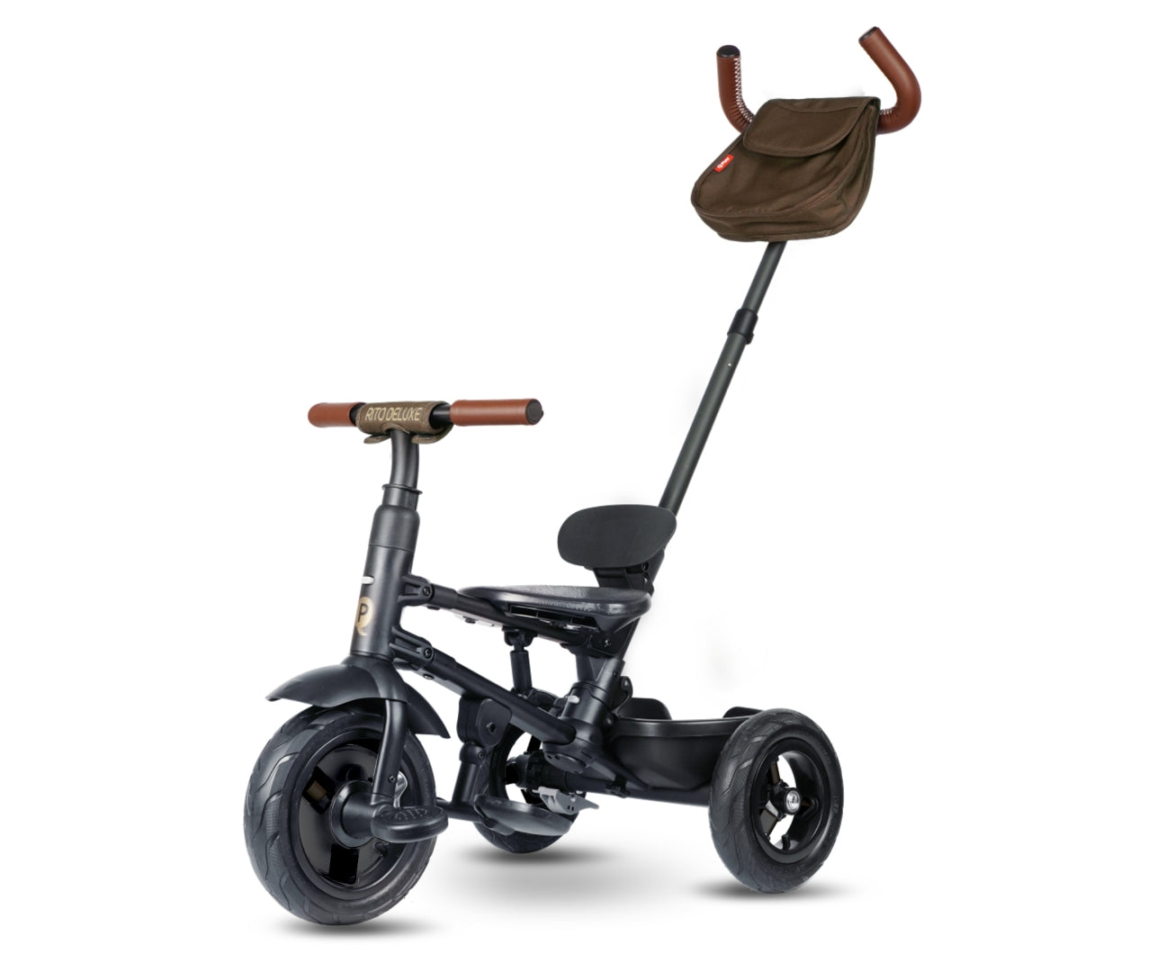 Rito Deluxe Rubber kolmipyörä ruskea 10 kk–6 v - Kolmipyörät - Lasten ajoneuvot