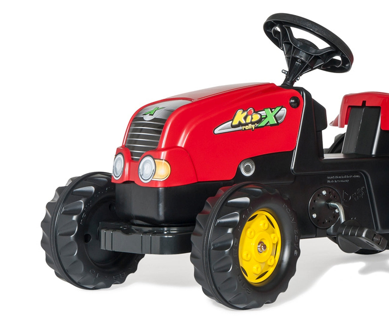 Rolly Kid -polkutraktori peräkärryllä, punainen, 2,5–5 vuotta - Ride-ons - Lasten ajoneuvot