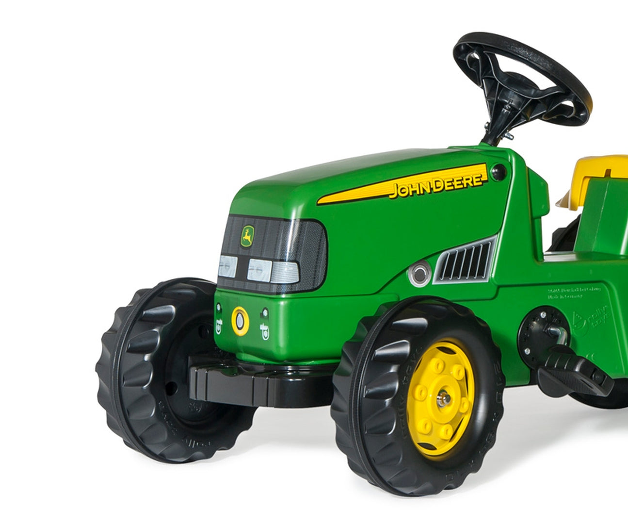 Rolly Kid John Deere -polkutraktori peräkärryllä, 2,5–5 vuotta - Ride-ons - Lasten ajoneuvot