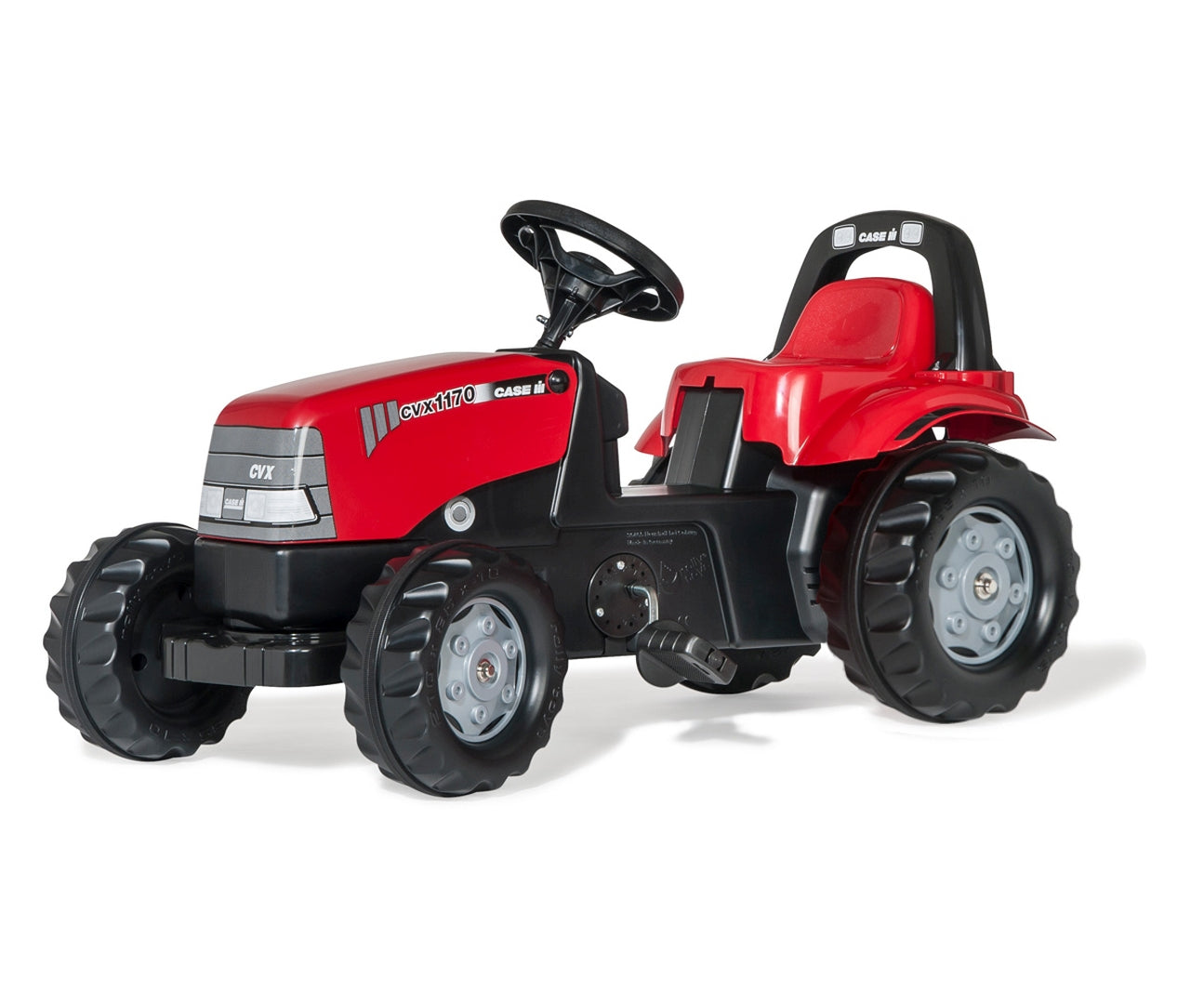 Rolly Kid Case 1170 CVX -polkutraktori peräkärryllä, 2,5–5 vuotta - Ride-ons - Lasten ajoneuvot