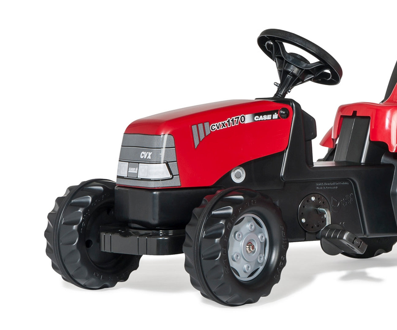 Rolly Kid Case 1170 CVX -polkutraktori peräkärryllä, 2,5–5 vuotta - Ride-ons - Lasten ajoneuvot