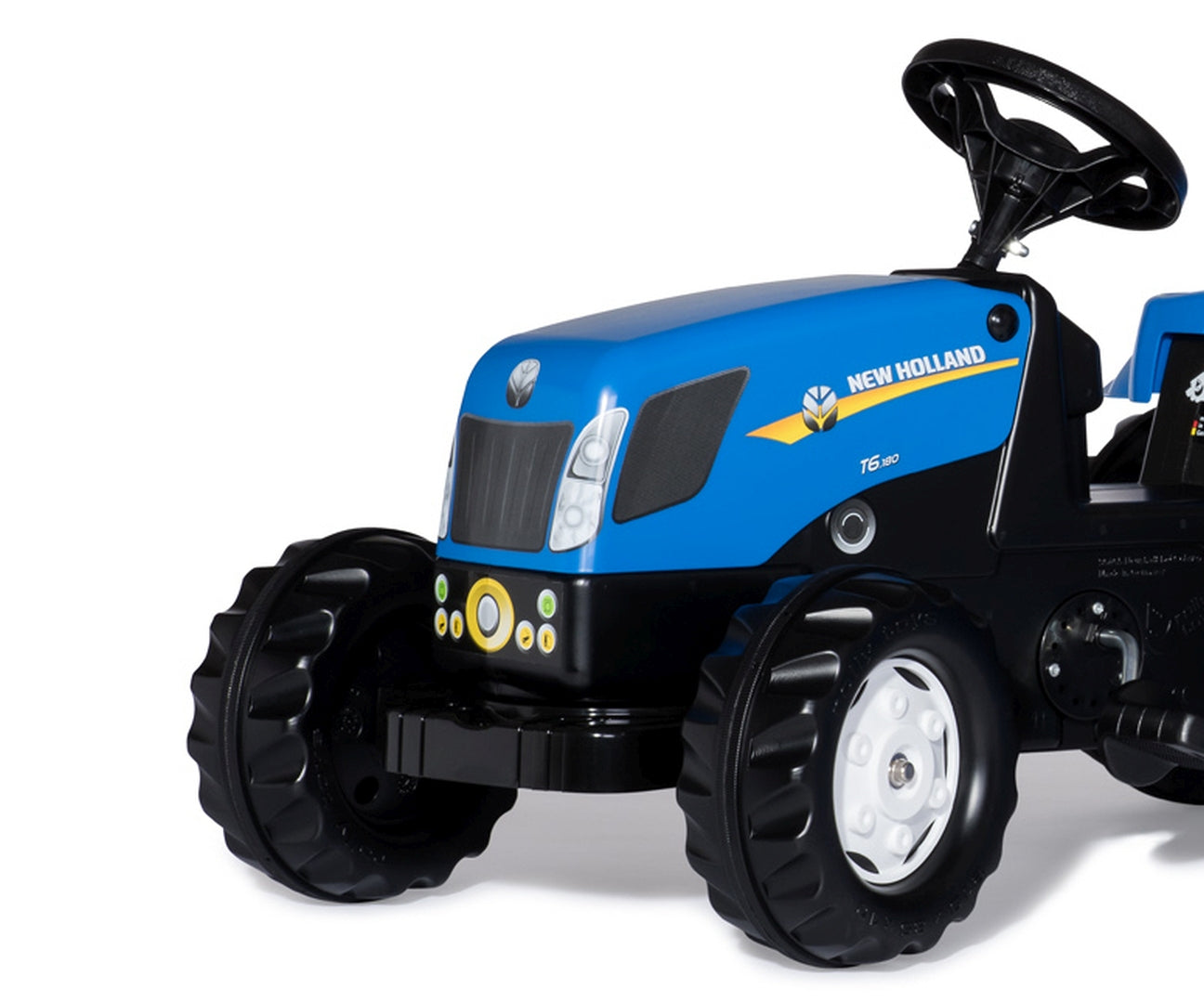 Rolly Kid New Holland -polkutraktori peräkärryllä, 2,5–5 vuotta - Ride-ons - Lasten ajoneuvot