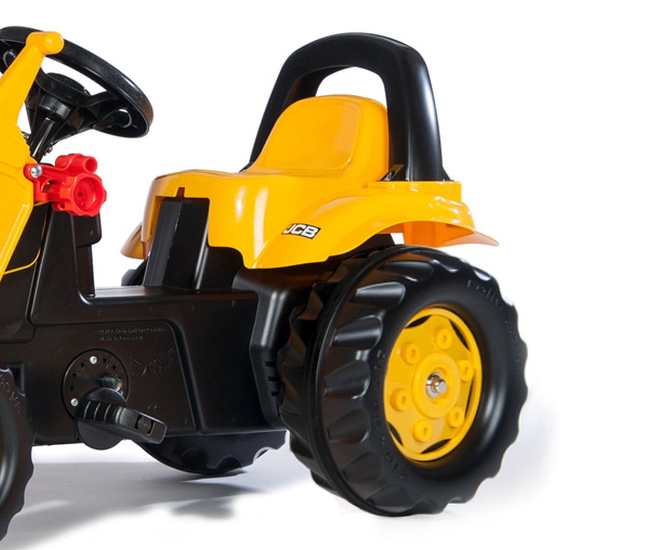 Rolly Kid JCB -polkutraktori etukuormaajalla ja peräkärryllä, 30 kk–5 vuotta - Ride-ons - Lasten ajoneuvot
