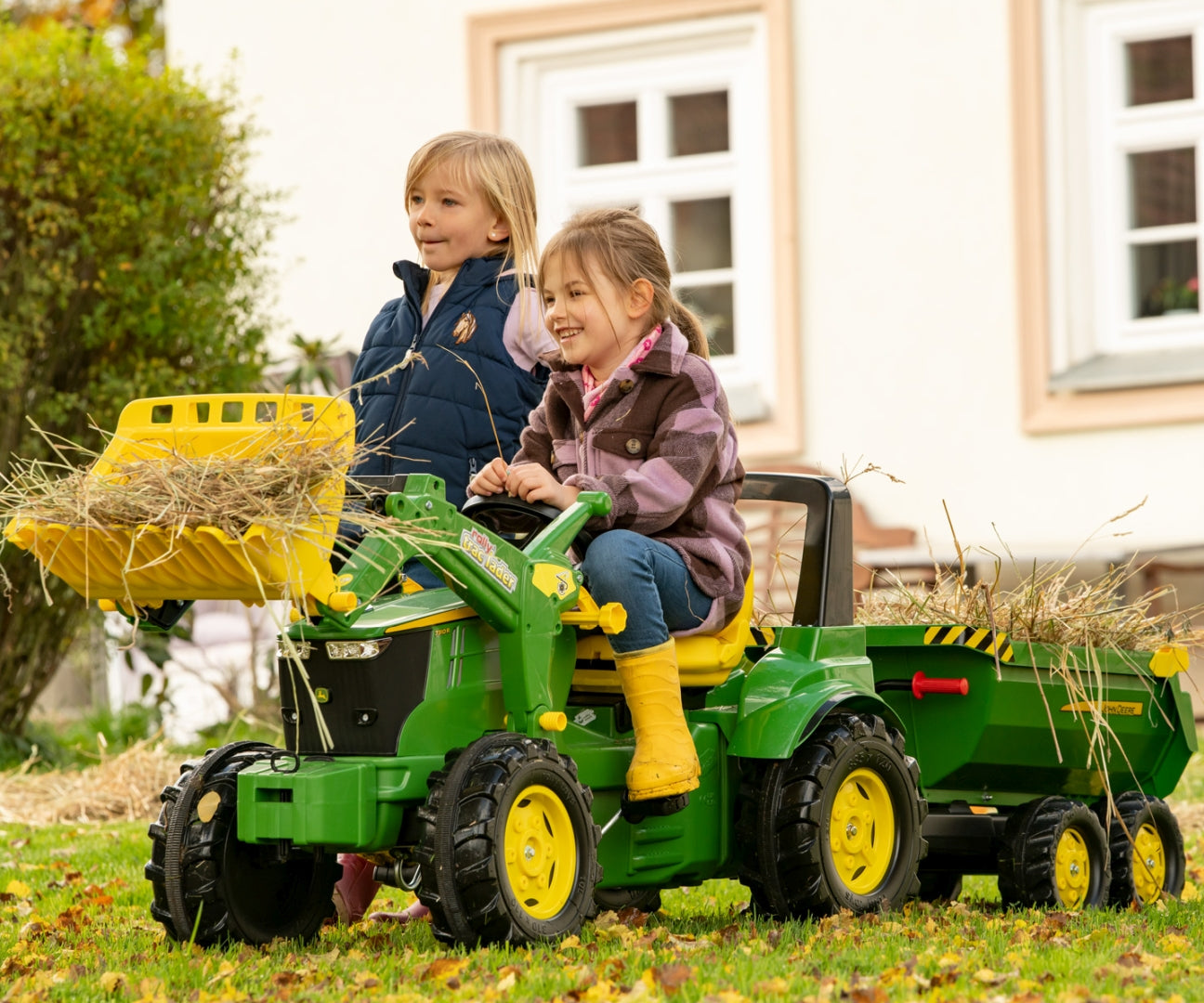 Rolly Halfpipe John Deere -kippiperäkärry, 3+ vuotta - Ride-ons - Lasten ajoneuvot