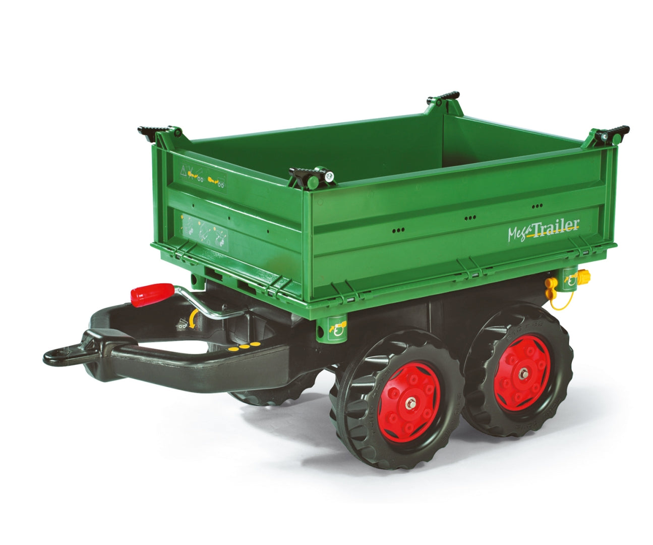 Rolly Mega Trailer -kippiperäkärry, tummanvihreä, 3+ vuotta - Ride-ons - Lasten ajoneuvot