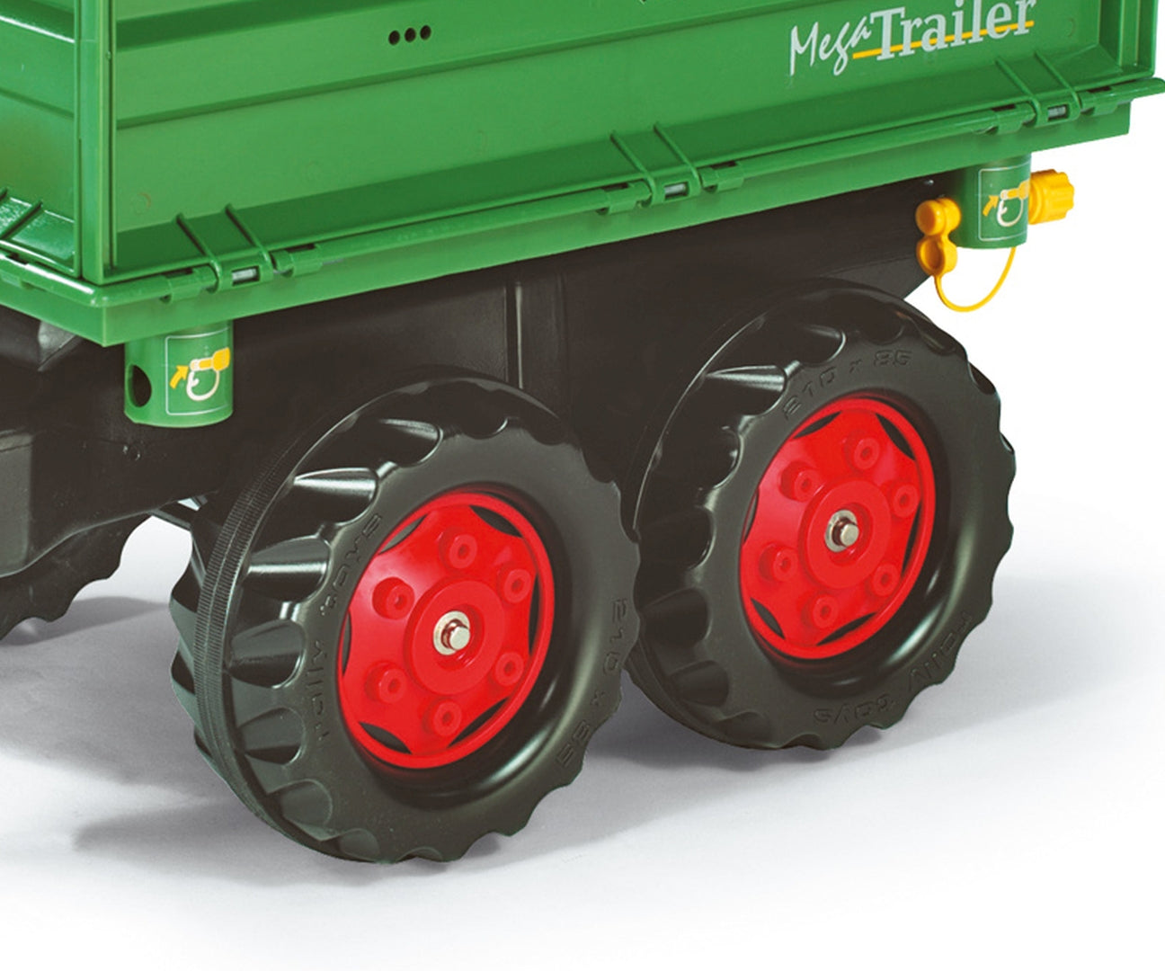 Rolly Mega Trailer -kippiperäkärry, tummanvihreä, 3+ vuotta - Ride-ons - Lasten ajoneuvot