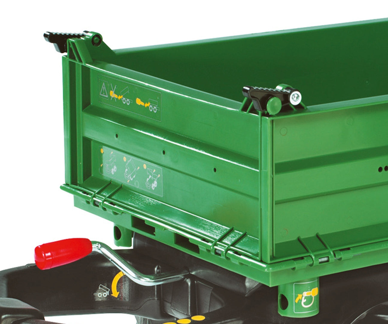Rolly Mega Trailer -kippiperäkärry, tummanvihreä, 3+ vuotta - Ride-ons - Lasten ajoneuvot