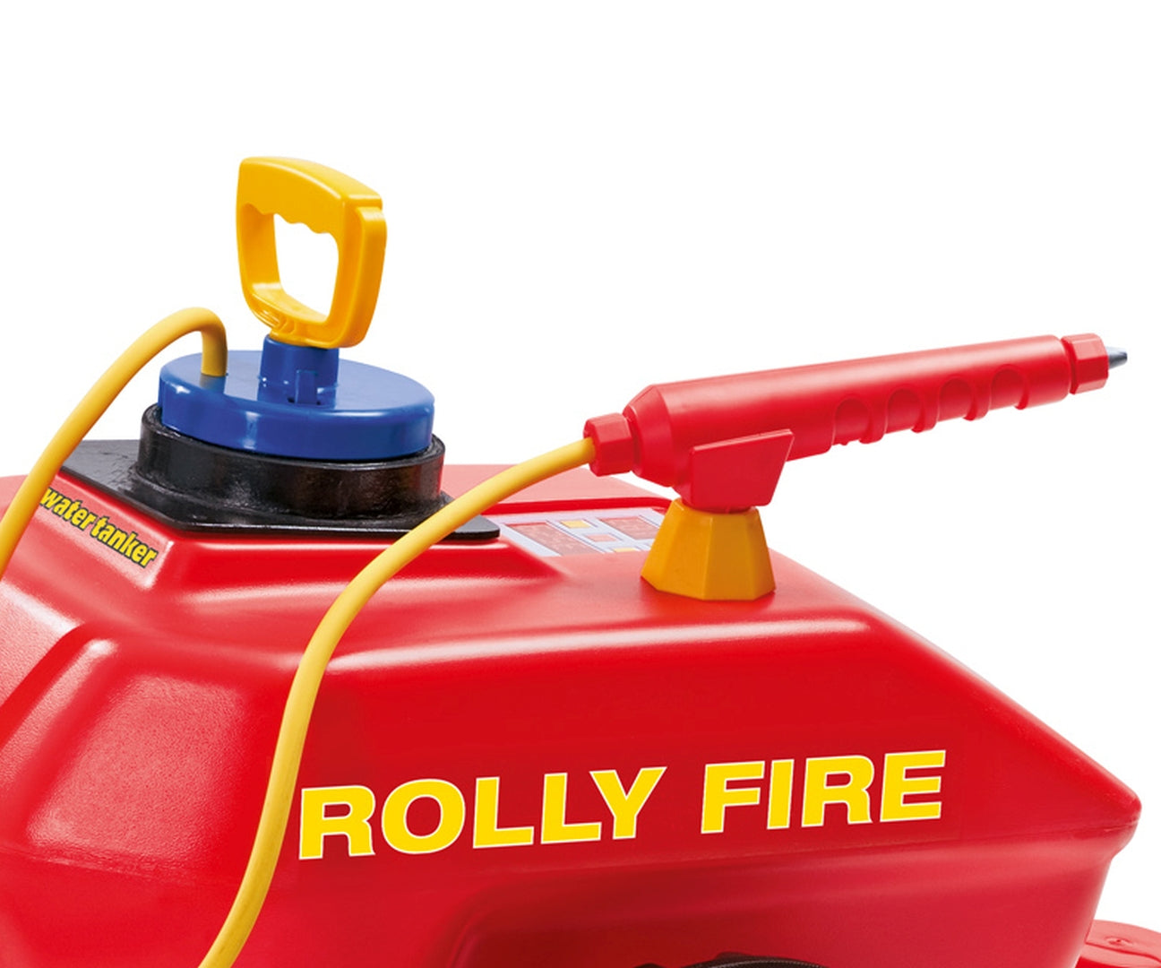 Rolly Vacumax Fire -vesisäiliö pumpulla ja ruiskulla, punainen, 3–10 vuotta - Ride-ons - Lasten ajoneuvot