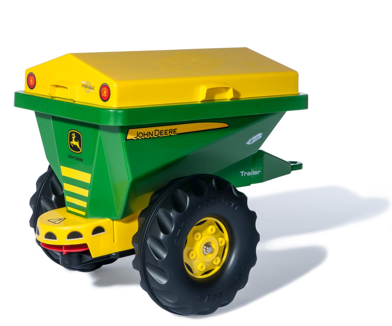 Rolly Streumax John Deere -kylvö- ja hiekoitusperäkärry, 3–10 vuotta - Ride-ons - Lasten ajoneuvot