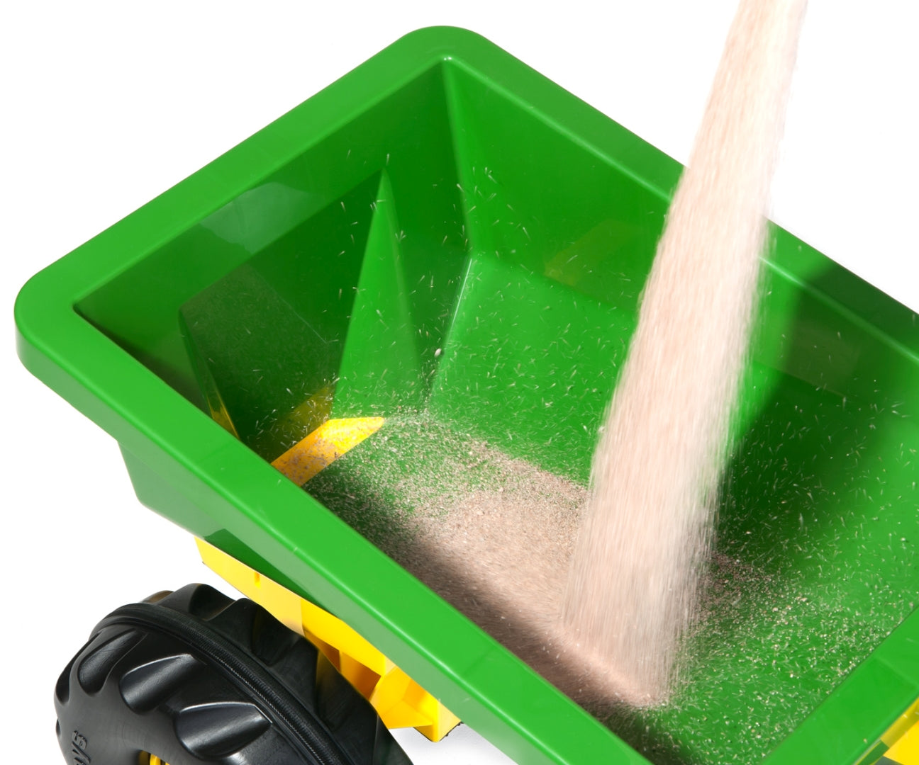 Rolly Streumax John Deere -kylvö- ja hiekoitusperäkärry, 3–10 vuotta - Ride-ons - Lasten ajoneuvot