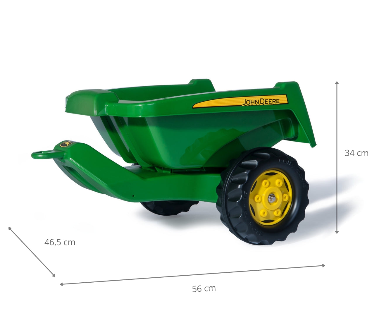 Rolly Kipper John Deere -kippiperävaunu - Ride-ons - Lasten ajoneuvot