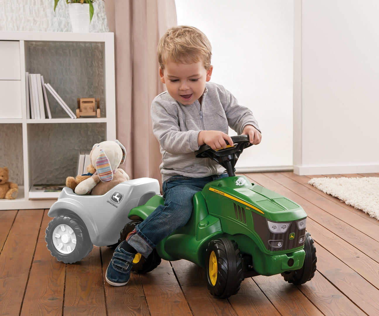 Rolly MiniTrac John Deere -potkutraktori, 1,5–4 vuotta - Ride-ons - Lasten ajoneuvot