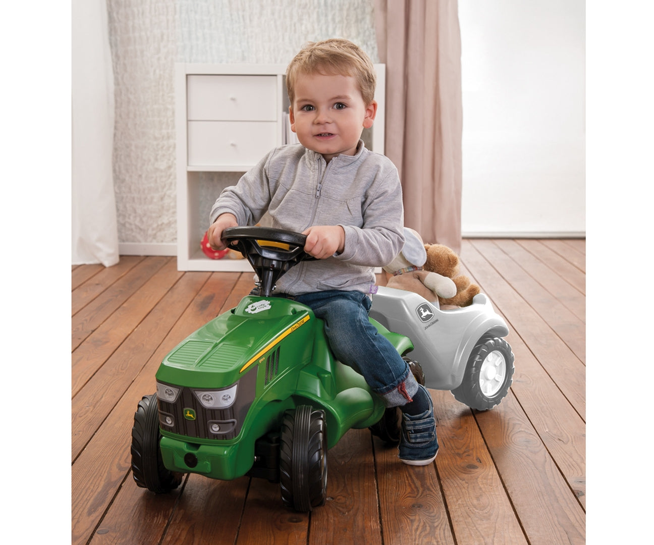 Rolly MiniTrac John Deere -potkutraktori, 1,5–4 vuotta - Ride-ons - Lasten ajoneuvot
