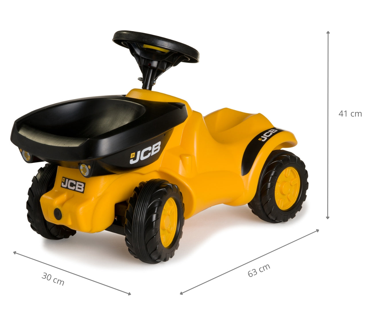 Rolly MiniTrac JCB -kippiauto, 1,5–4 v - Ride-ons - Lasten ajoneuvot