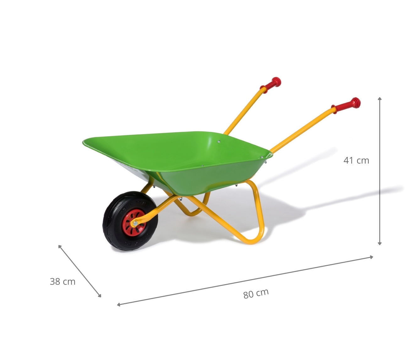Metallikottikärry, vihreä, 30 kk+ - Ride-ons - Lasten ajoneuvot