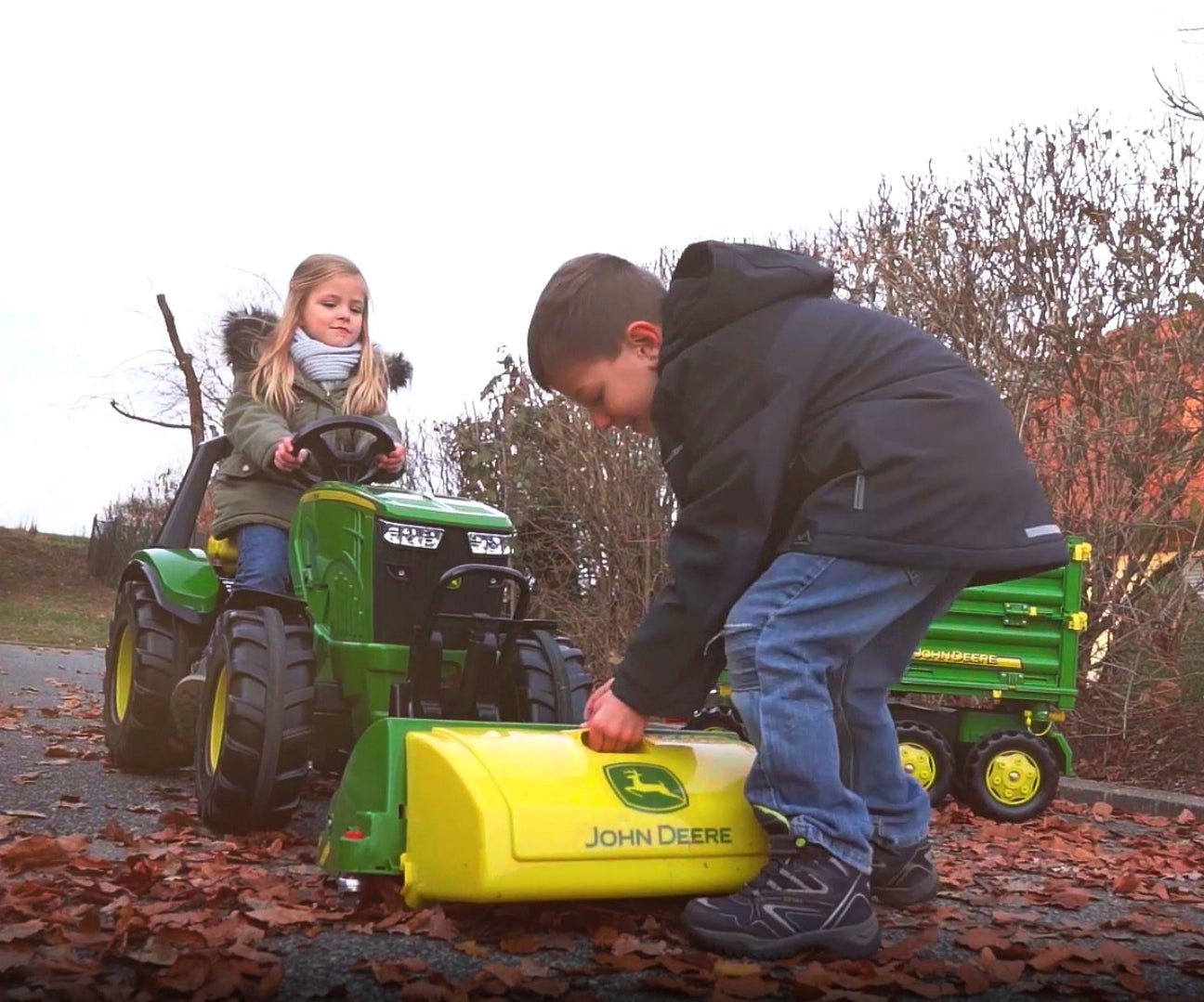 John Deere -lakaisulaite polkutraktoriin 3+ vuotta - Ride-ons - Lasten ajoneuvot