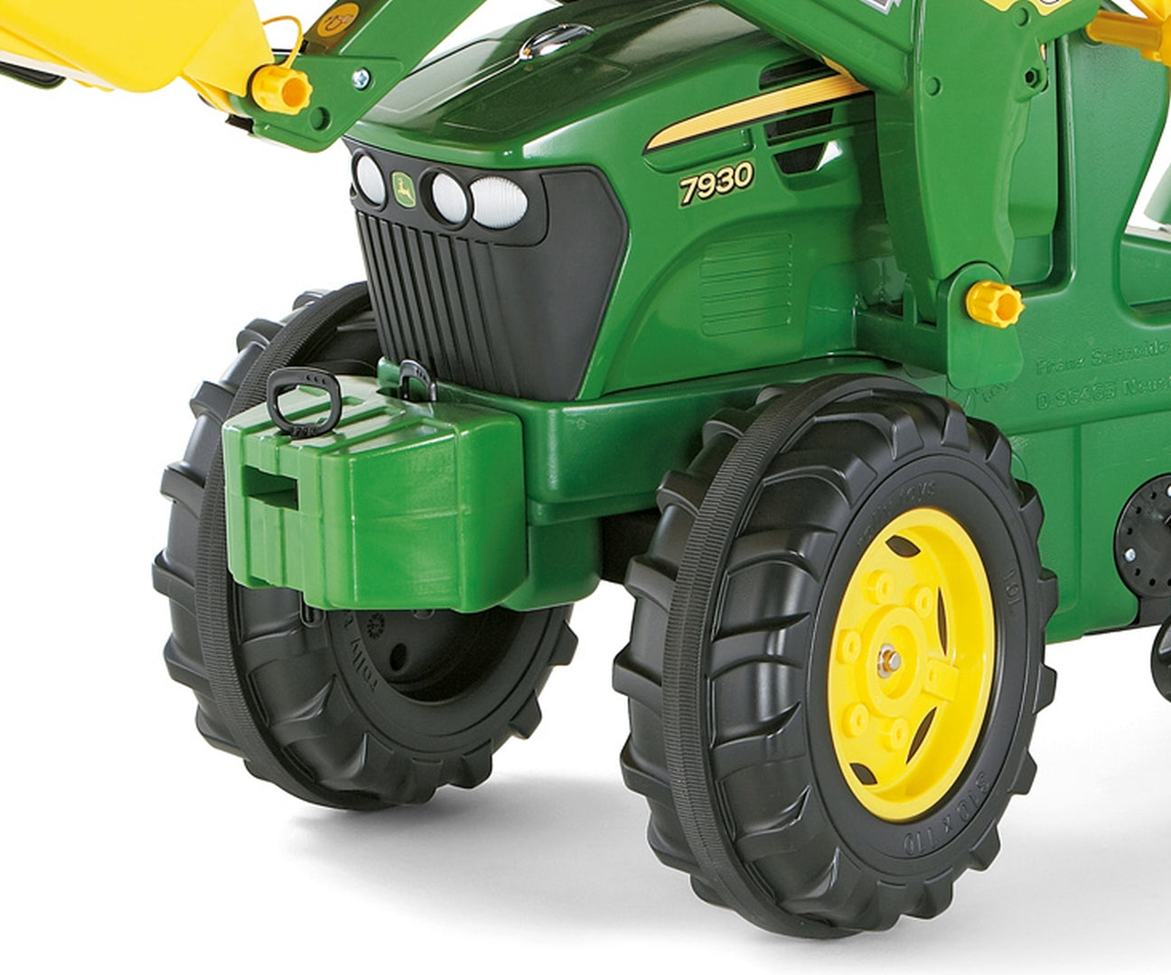 Rolly Farmtrac John Deere 7930 -polkutraktori etukuormaajalla, 3–8 vuotta - Ride-ons - Lasten ajoneuvot