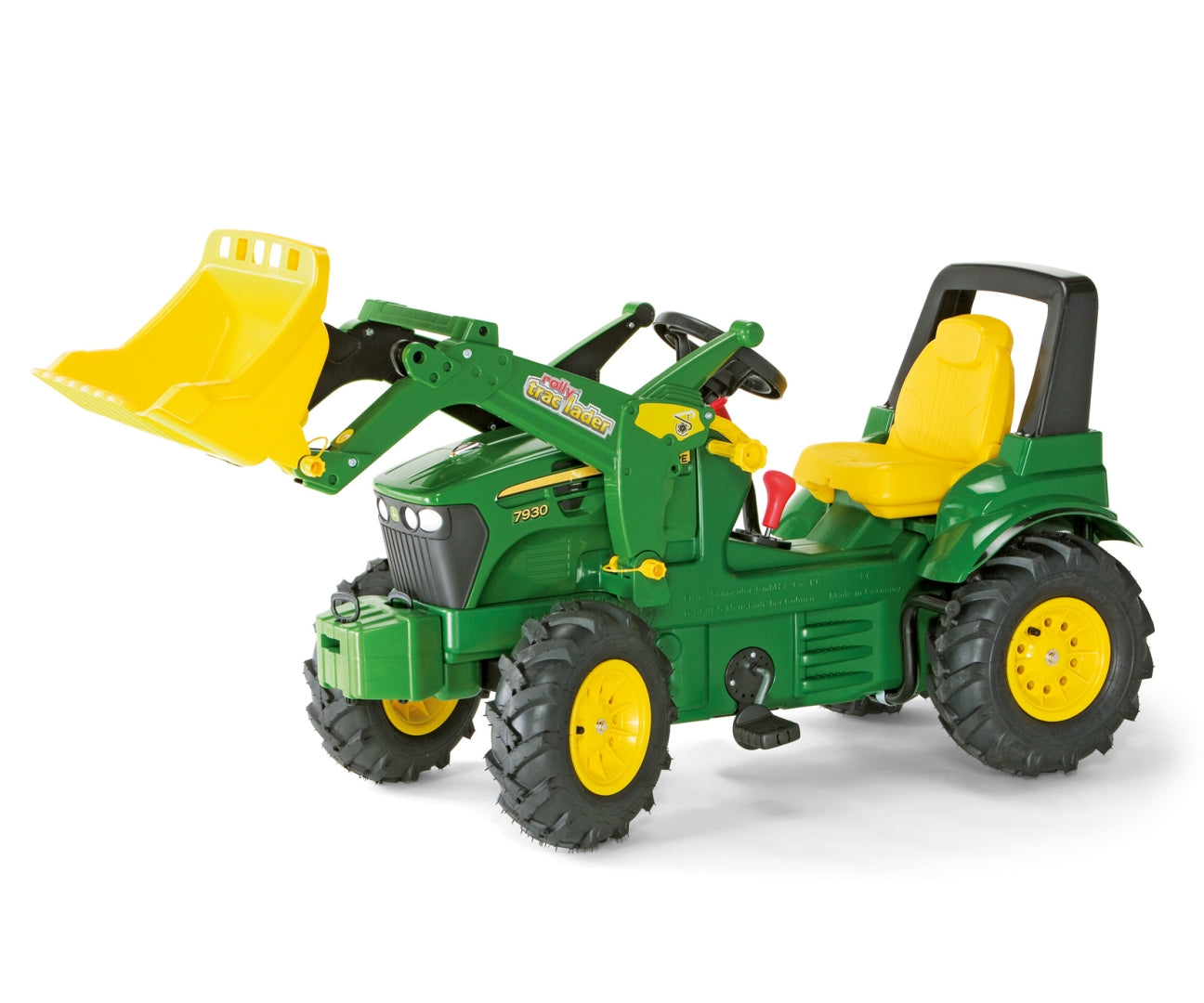 Rolly Farmtrac John Deere -polkutraktori etukuormaajalla ja ilmakumipyörillä, 3–8 vuotta - Ride-ons - Lasten ajoneuvot