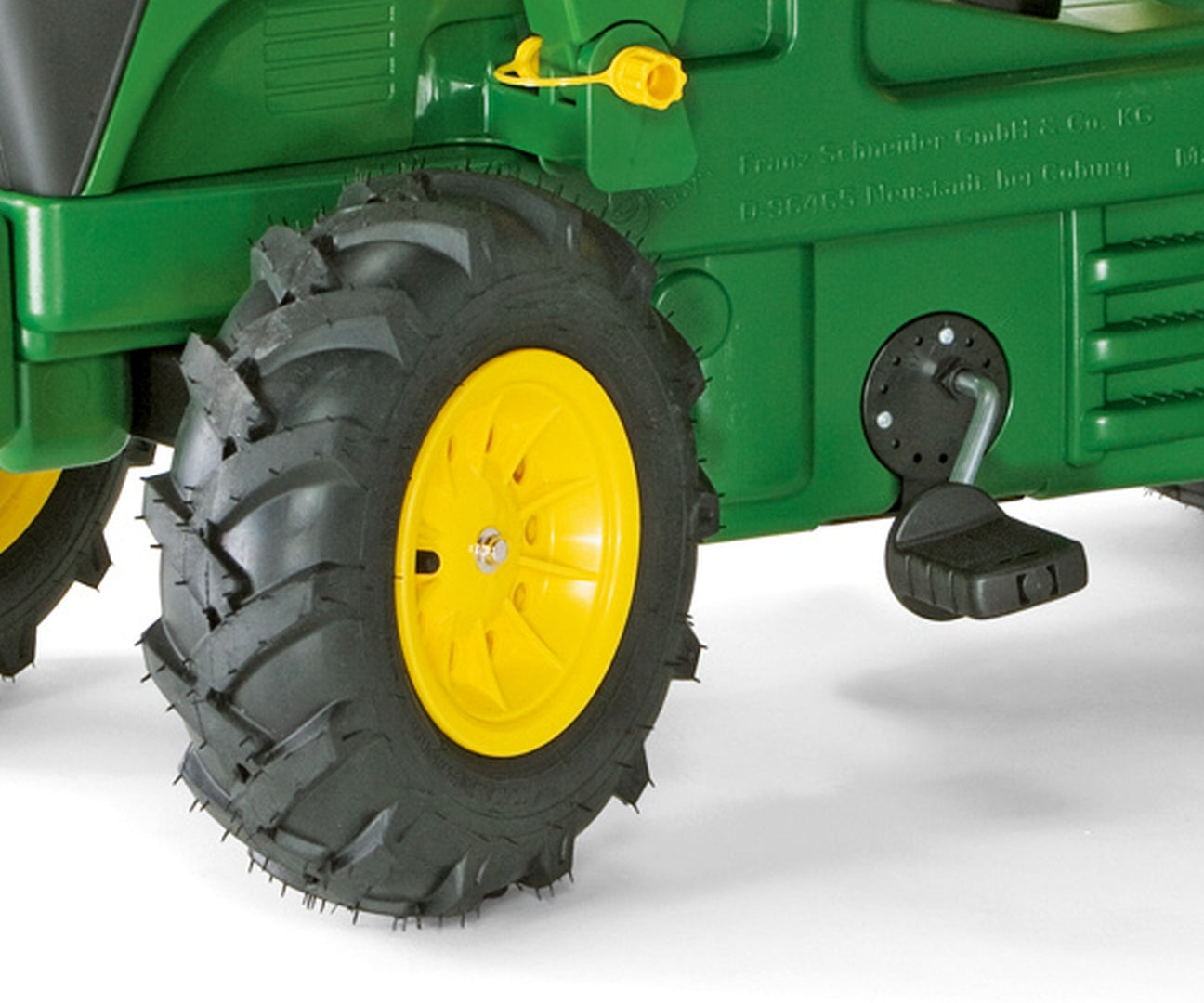Rolly Farmtrac John Deere -polkutraktori etukuormaajalla ja ilmakumipyörillä, 3–8 vuotta - Ride-ons - Lasten ajoneuvot