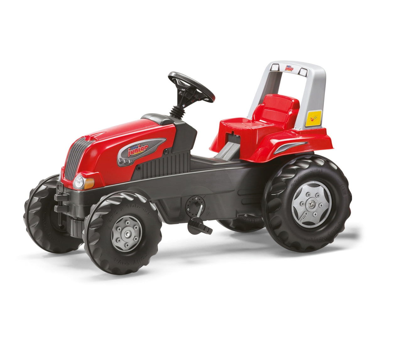 Rolly Junior RT -polkutraktori peräkärryllä, punainen, 3–8 vuotta - Ride-ons - Lasten ajoneuvot