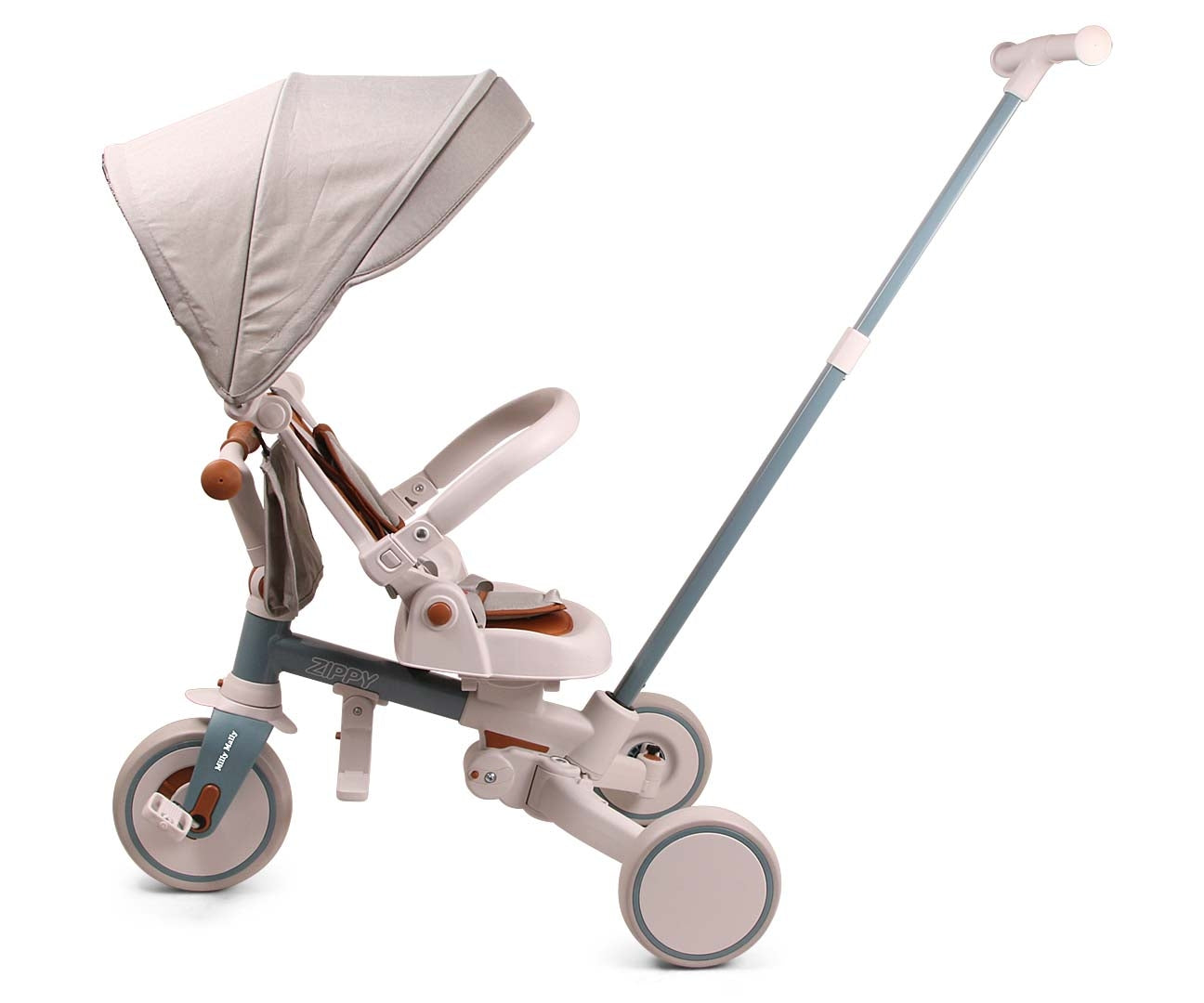 Zippy 5-in-1 kolmipyörä sininen 12 kk–5 v - Kolmipyörät - Lasten ajoneuvot