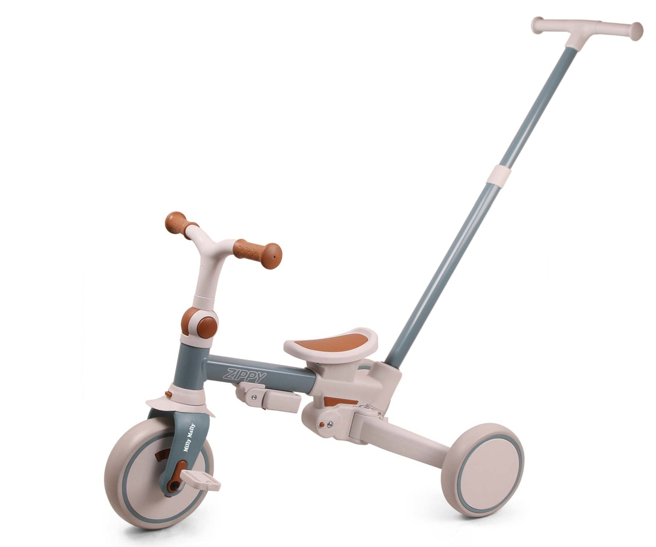 Zippy 5-in-1 kolmipyörä sininen 12 kk–5 v - Kolmipyörät - Lasten ajoneuvot