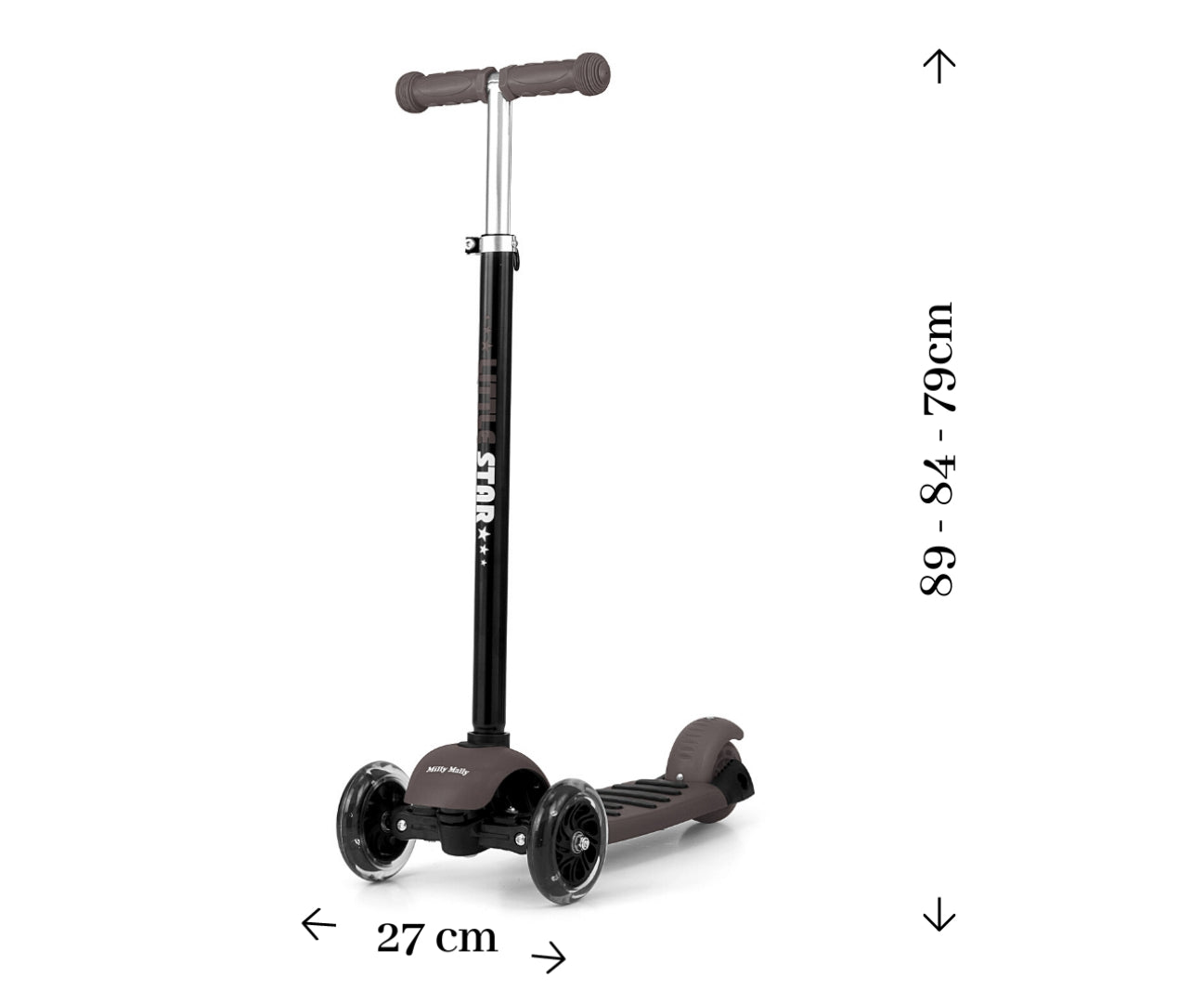 Little Star 3-in-1 lasten potkulauta keltainen 18 kk–5 v - Potkulaudat - Lasten ajoneuvot