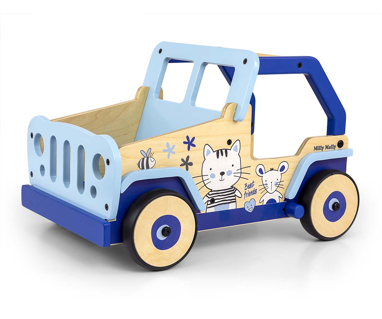 Explorer-kävelytuki ja työntöauto, Cat and Mouse, 12–36 kk - Ride-ons - Lasten ajoneuvot