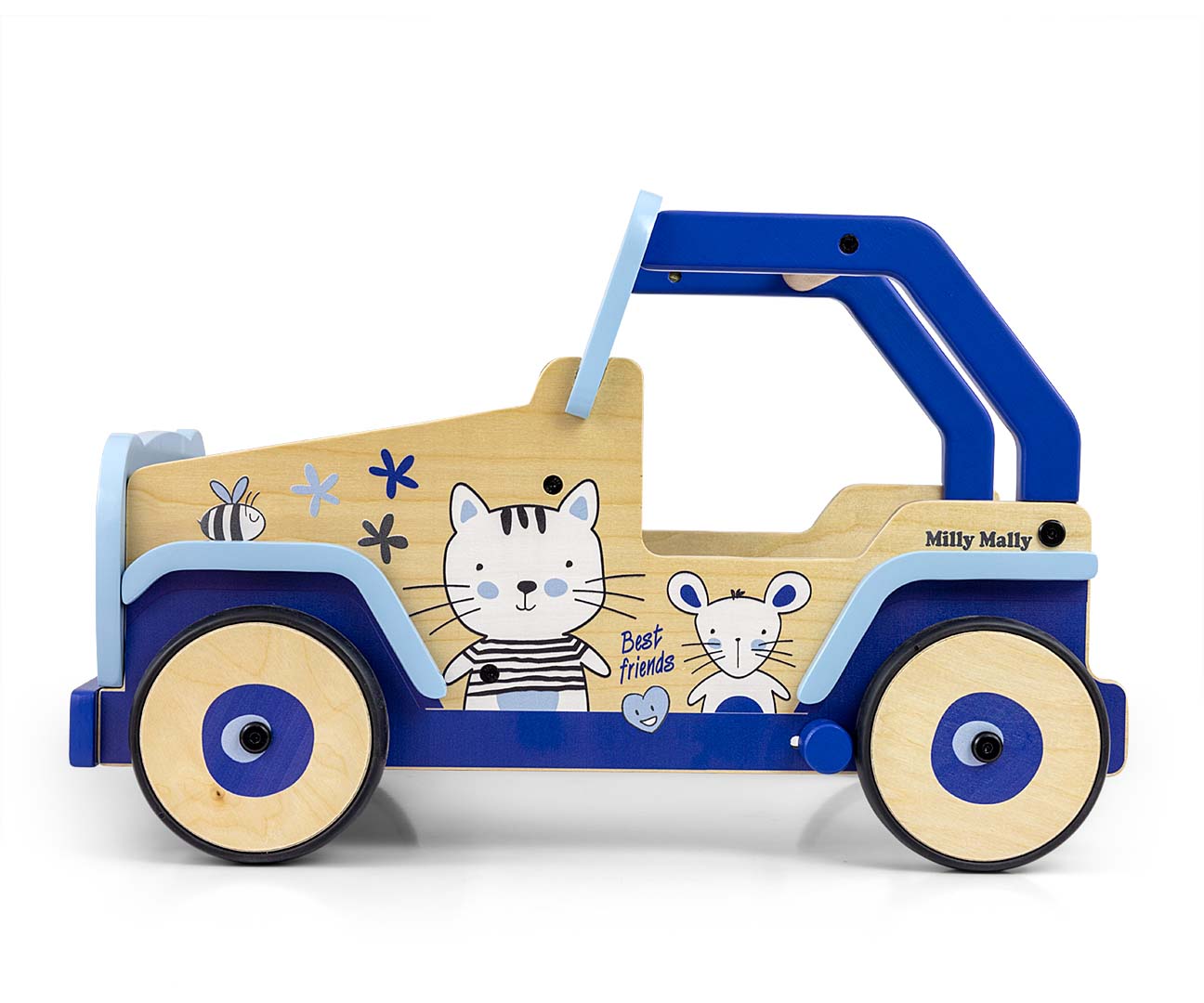 Explorer-kävelytuki ja työntöauto, Cat and Mouse, 12–36 kk - Ride-ons - Lasten ajoneuvot
