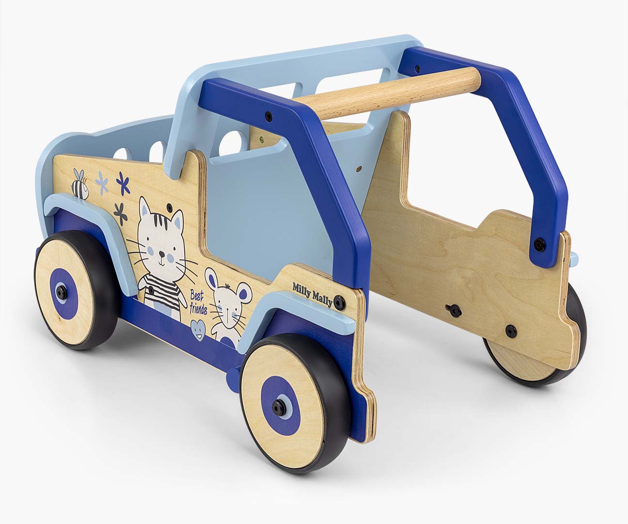 Explorer-kävelytuki ja työntöauto, Cat and Mouse, 12–36 kk - Ride-ons - Lasten ajoneuvot