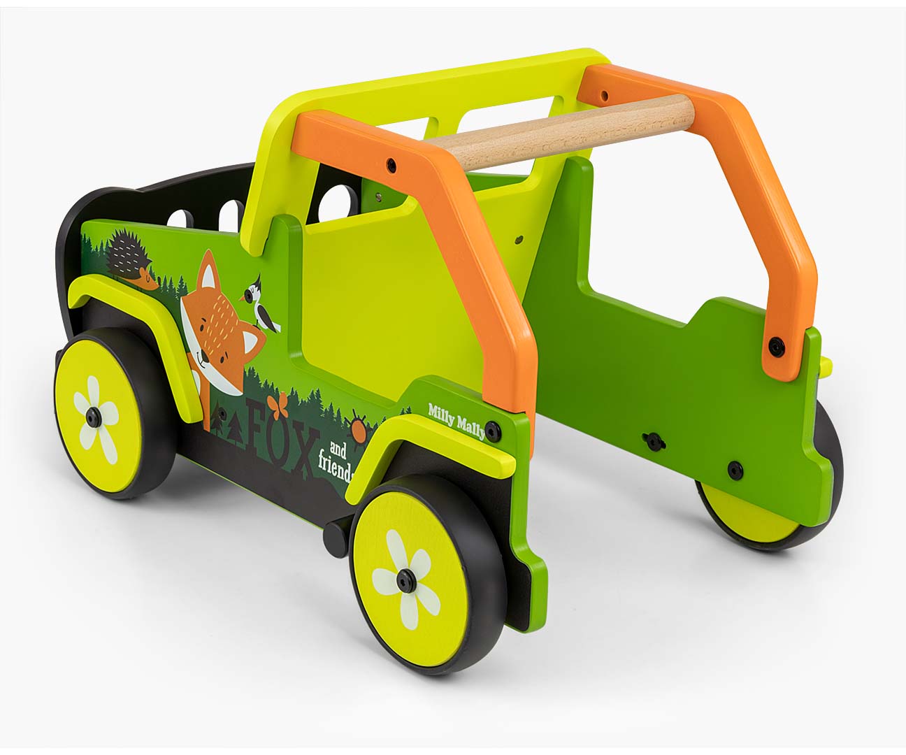 Explorer-kävelytuki ja työntöauto, Fox and Friends, 12–36 kk - Ride-ons - Lasten ajoneuvot